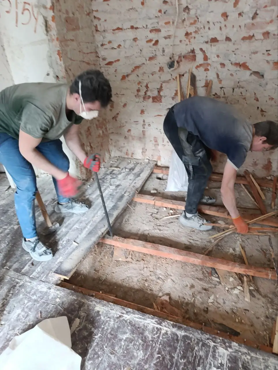 Демонтаж деревянного пола Львов