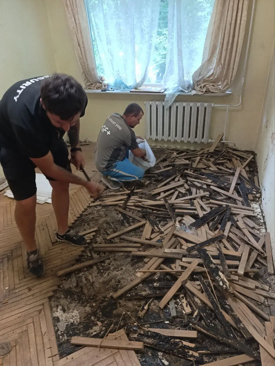 Демонтаж паркету Львів