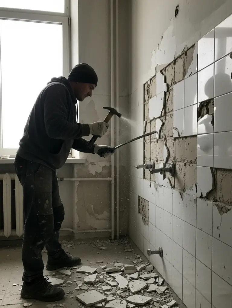 Демонтаж плитки Львів