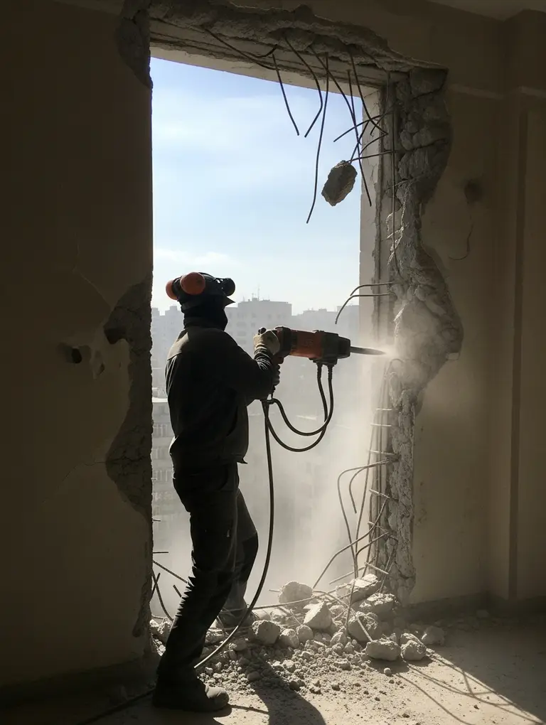 Демонтаж залізобетонних конструкцій Львів